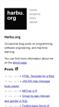 Mobile Screenshot of harbu.org
